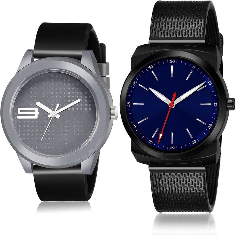 Analog Watch - For Men Brand New Fashion 2 Watch Combo For Boys And Men - BM109-(54-S-10)