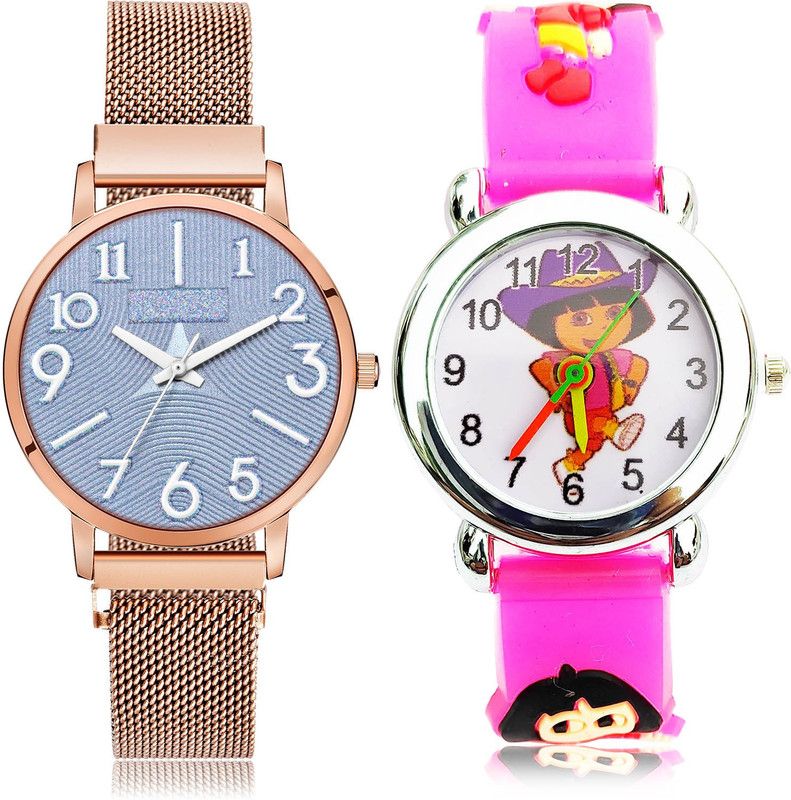 Analog Watch - For Girls Modern Quartz 2 Watch Combo For Women And Girls - GM246-GC191
