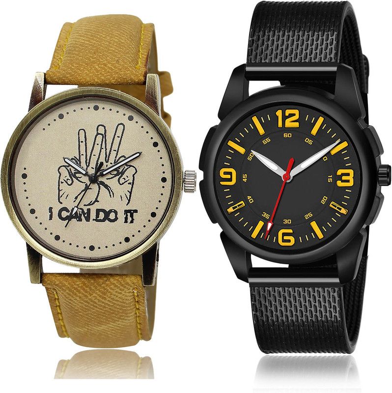 Analog Watch - For Men Classical Collegian 2 Watch Combo For Boys And Men - BL46.30-(48-S-10)