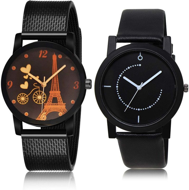combo watch Analog Watch - For Boys Latest Luxury Bicycle 2 Watch Combo For Boys And men - BRM10-BL46.49