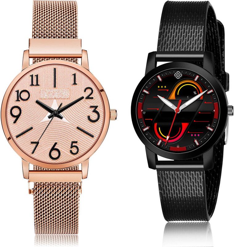 Analog Watch - For Women Contemporary Valentine 2 Watch Combo For Women And Girls - GM245-(1-L-10)