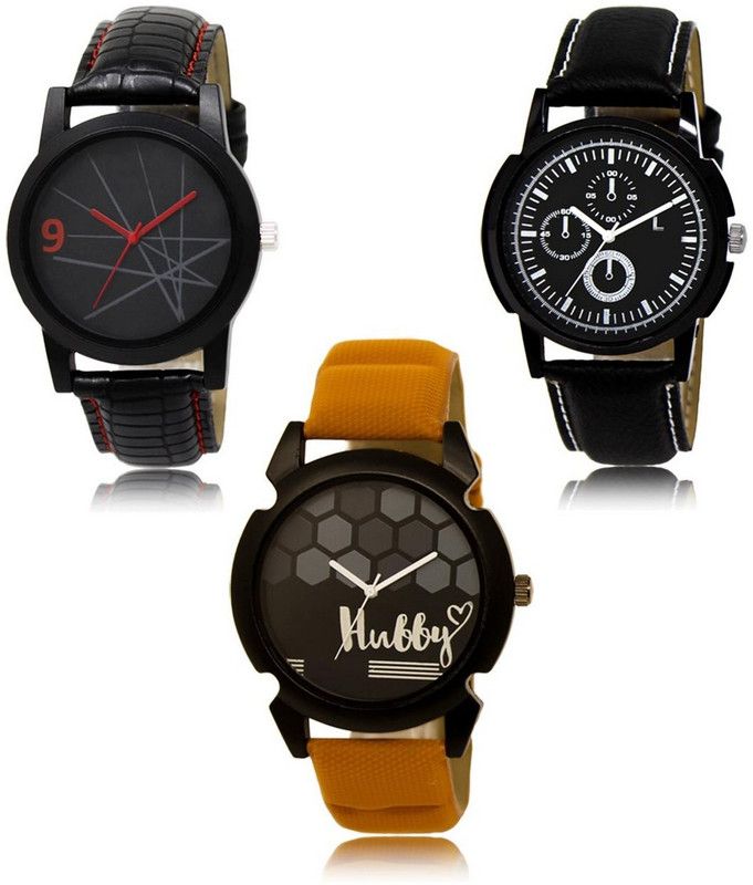 New latest Designer Combo of 3 Analog Watch - For Men LR-08-13-32
