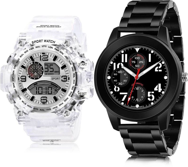 Analog Watch - For Men Best Valentine 2 Watch Combo For Boys And Men - BC31-(51-S-20)