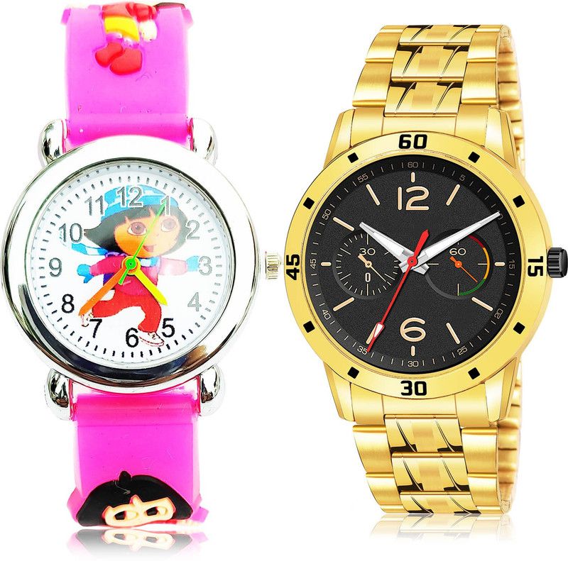 Analog Watch - For Boys Brand New Wrist 2 Watch Combo For Boys And Men - BK197-(64-S-21)