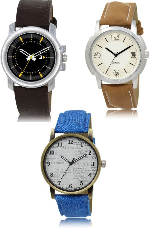 New latest Designer Combo of 3 Analog Watch - For Men 44-16-28