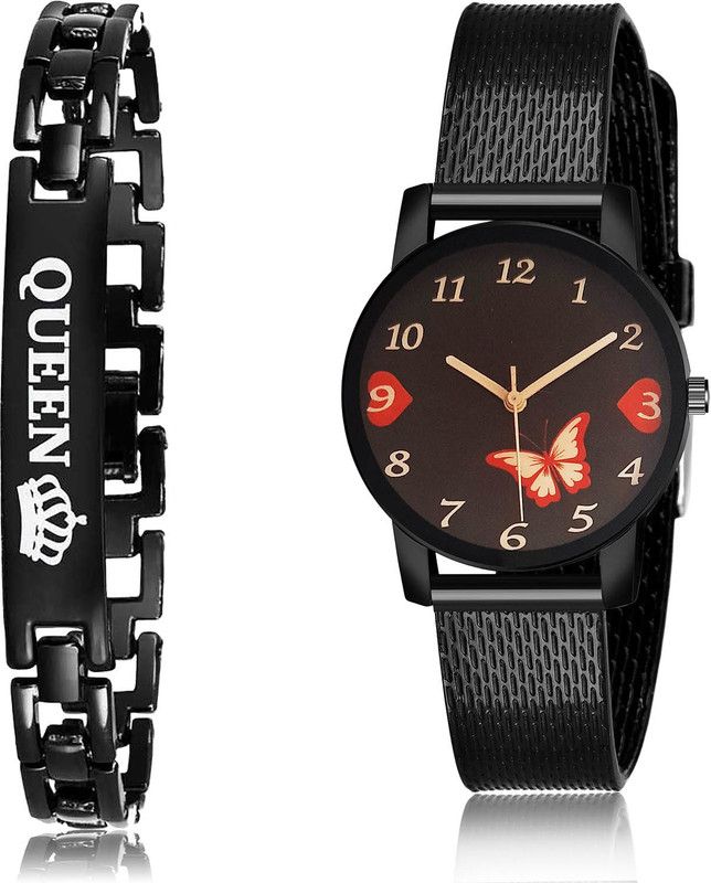 Analog Watch - For Women Contemporary Royal 2 Watch Combo For Women And Girls - GX13-G528