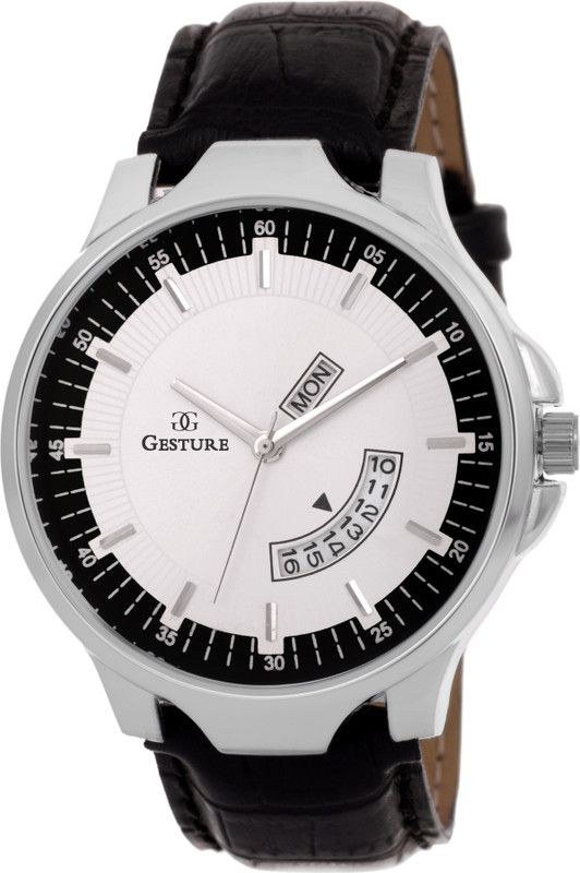 Day & Date Analog Watch - For Men 81-WH-BK-Trending