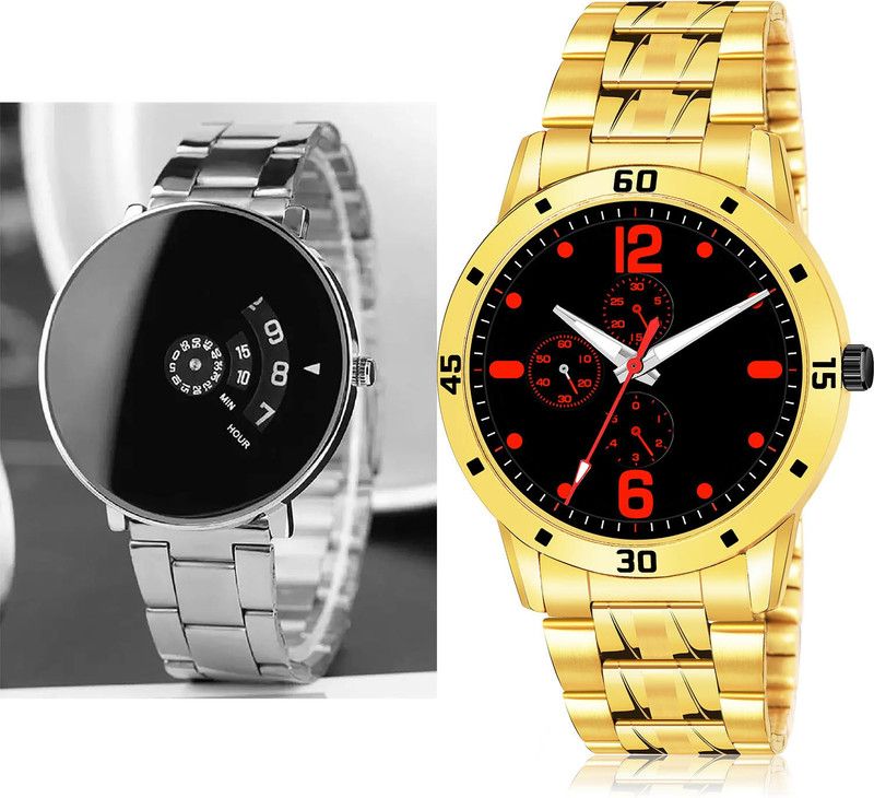 Analog Watch - For Men New Luxury 2 Watch Combo For Boys And Men - B81-(69-S-21)