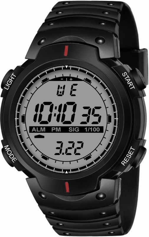 Men's Kids Watch for Boys - Watch for Men Digital Watch - For Men Shockproof Multi-Functional Automatic Black Strap Waterproof Digital Sports Watch for 