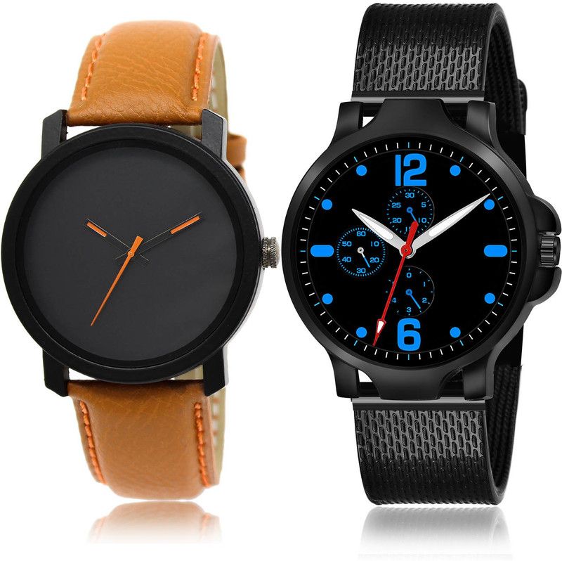 Analog Watch - For Men Modern Quartz 2 Watch Combo For Boys And Men - BL46.20-(68-S-10)