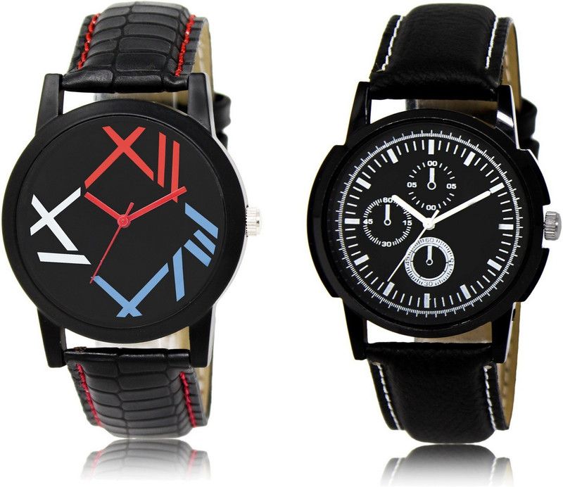 New Latest Designer Combo of 2 Analog Watch - For Men LR12-LR13
