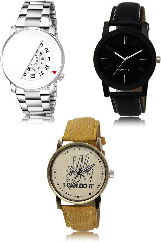New latest Designer Combo of 3 Hybrid Smartwatch Watch - For Men 106-05-30