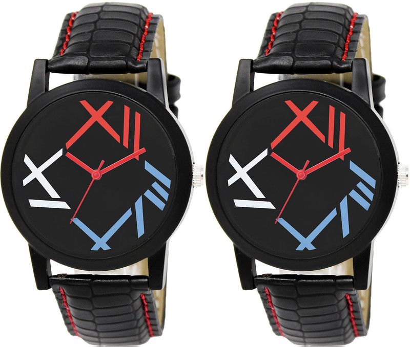 combo watch Analog Watch - For Girls Brand New Professional Analogue Black Color Boys And Men Watch - BL46.12-BL46.12 (Combo Of 2 )