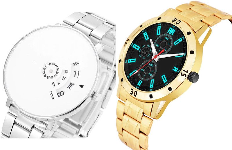 Analog Watch - For Men Modern Collection 2 Watch Combo For Boys And Men - B82-(63-S-21)