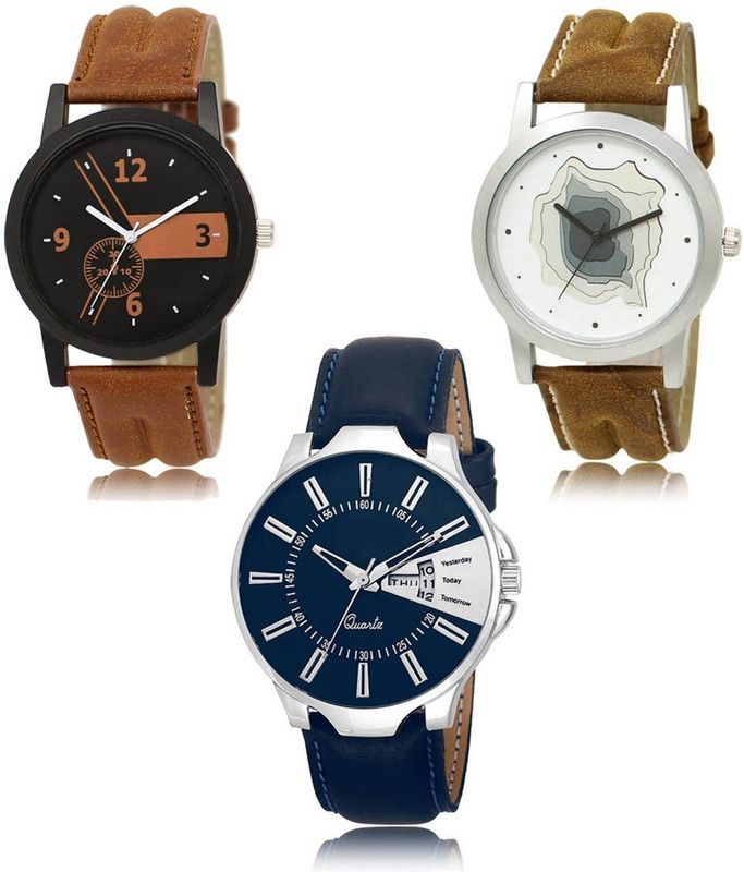 New latest Designer Combo of 3 Analog Watch - For Men LR-01-09-23
