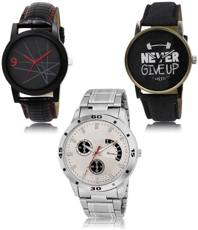 New latest Designer Combo of 3 Analog Watch - For Men -08-27-101