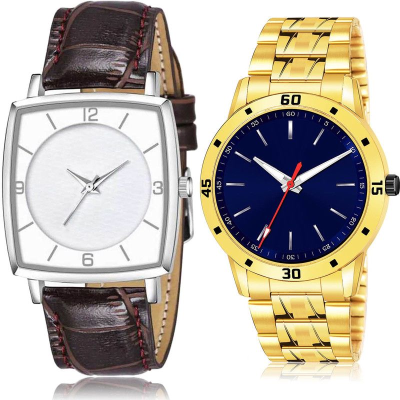 Analog Watch - For Men Modern Style 2 Watch Combo For Boys And Men - BW504-(54-S-21)