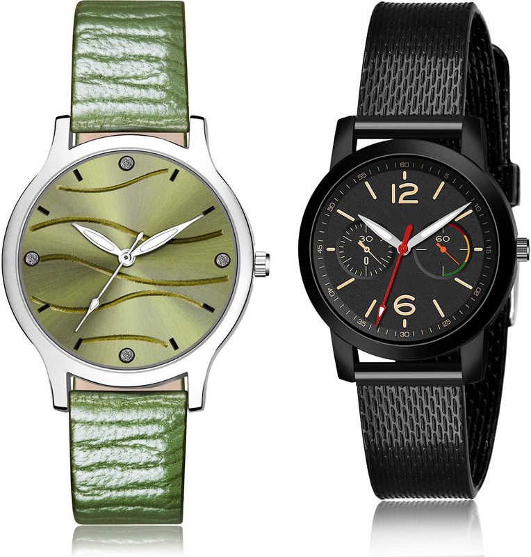 Analog Watch - For Women Latest Quartz 2 Watch Combo For Women And Girls - GM388-(64-L-10)
