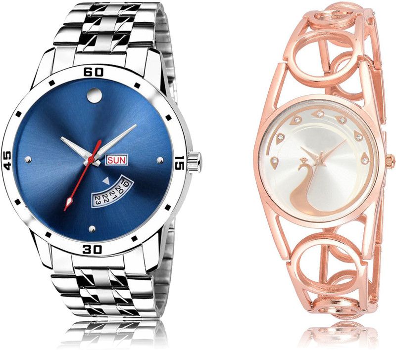 New Latest Designer Combo of 2 Analog Watch - For Couple LR105-LR232
