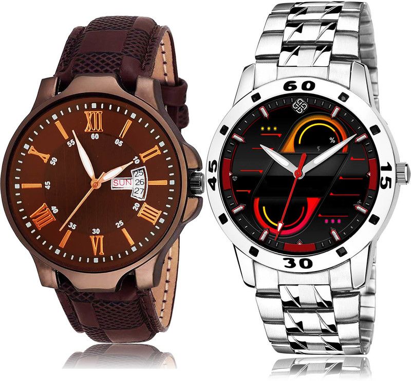 Analog Watch - For Men Treading Royal 2 Watch Combo For Boys And Men - BRM2-(1-S-19)