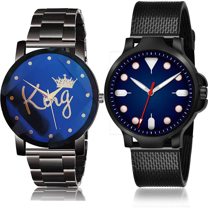Analog Watch - For Men Modish Valentine 2 Watch Combo For Boys And Men - BC11-(65-S-10)