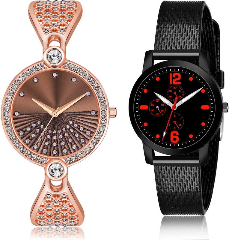 Analog Watch - For Women Modish Party Wedding 2 Watch Combo For Women And Girls - GM251-(69-L-10)