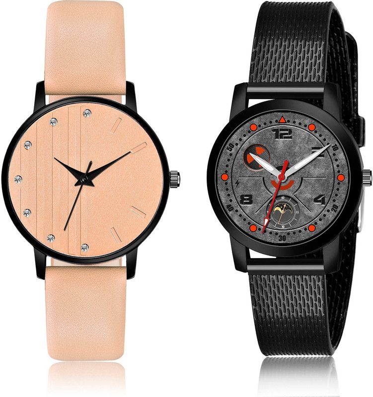 Analog Watch - For Girls Brand New Designer 2 Watch Combo For Women And Girls - GM322-(13-L-10)
