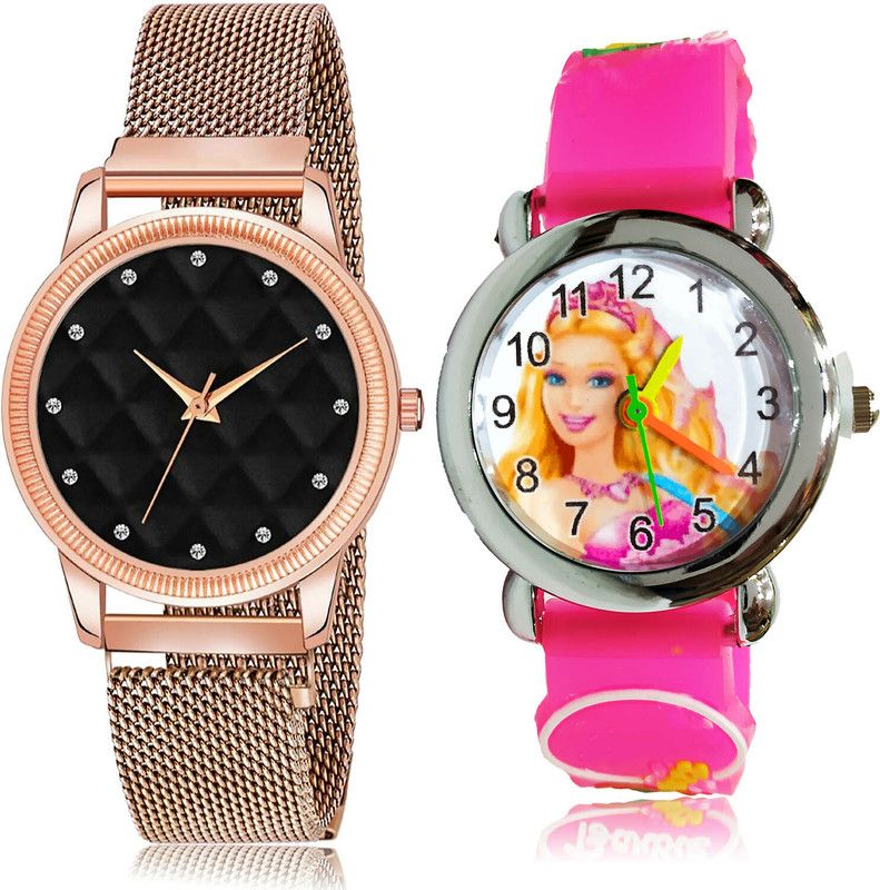 Analog Watch - For Girls New Exclusive 2 Watch Combo For Women And Girls - GW18-GC38