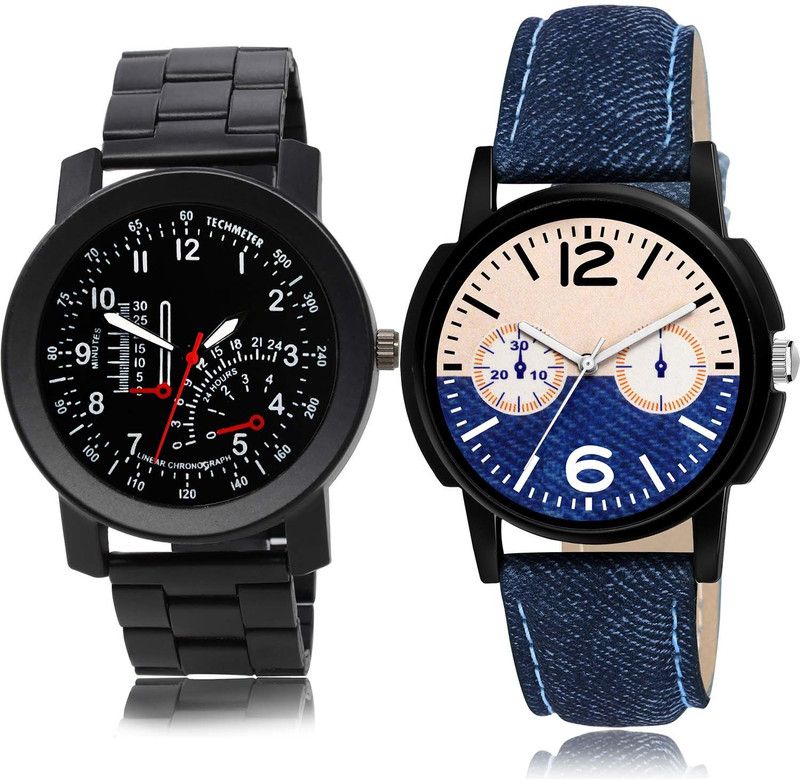 Analog Watch - For Men New Casual Chain Watch Watch - B908-B10 (Combo Of 2 )