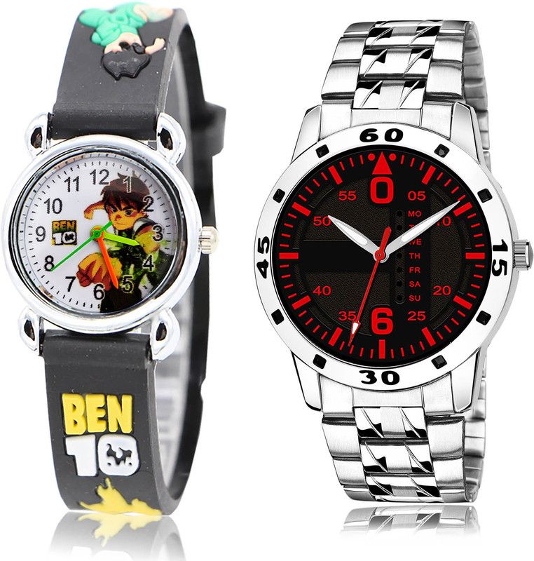 Analog Watch - For Boys Best Wrist 2 Watch Combo For Boys And Men - BK87-(25-S-19)