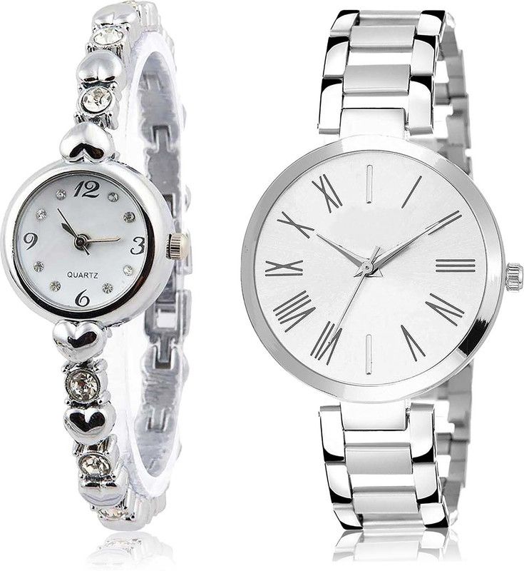 combo watch Analog Watch - For Girls New Analogue Stone Combo Watch For Girls And Women - G453-G300