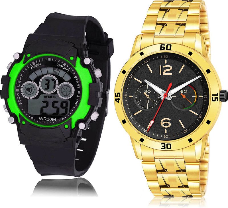 Analog-Digital Watch - For Boys Contemporary Diwali 2 Watch Combo For Boys And Men - B3-(64-S-21)