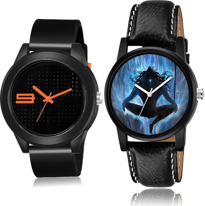 combo watch Analog Watch - For Boys New Present Sports And Mahadev Combo Watch For Boys And Men - BM104-B24