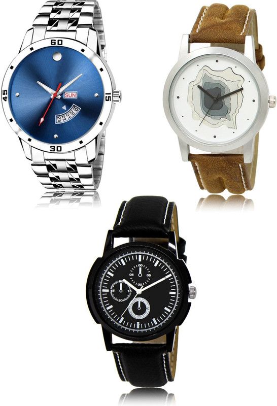 New latest Designer Combo of 3 Analog Watch - For Men 105-09-13
