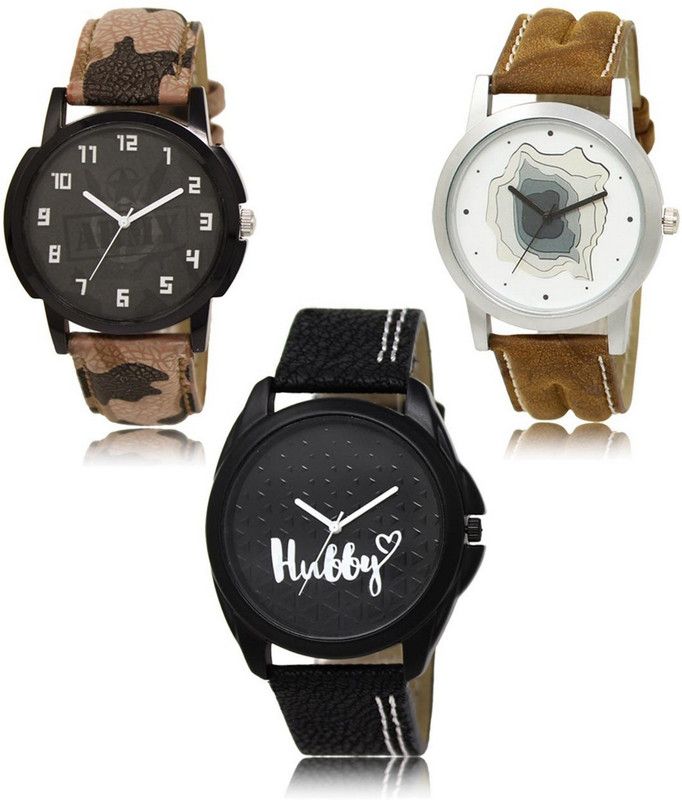 New latest Designer Combo of 3 Analog Watch - For Men -03-09-31