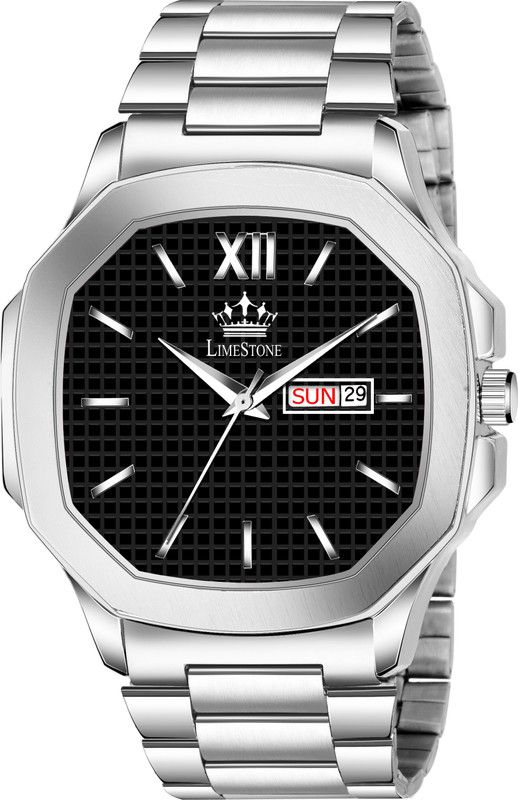 OTUS Limited Day and Date Functioning Series Square Dial Boys Watch with Quartz Mevhanism Analog Watch - For Men LS3027