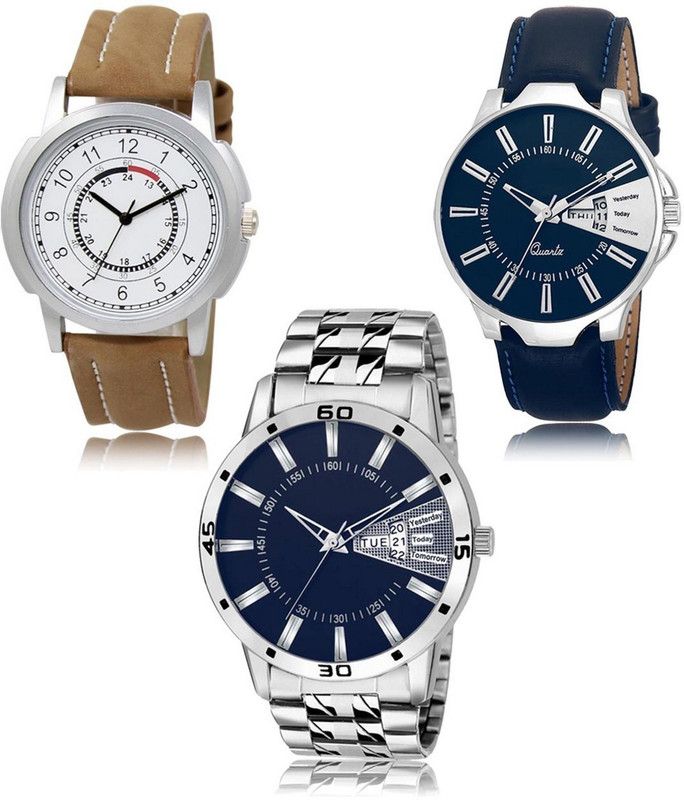 New latest Designer Combo of 3 Analog Watch - For Men LR-17-23-102