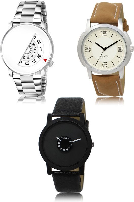 New latest Designer Combo of 3 Analog Watch - For Men 106-16-25