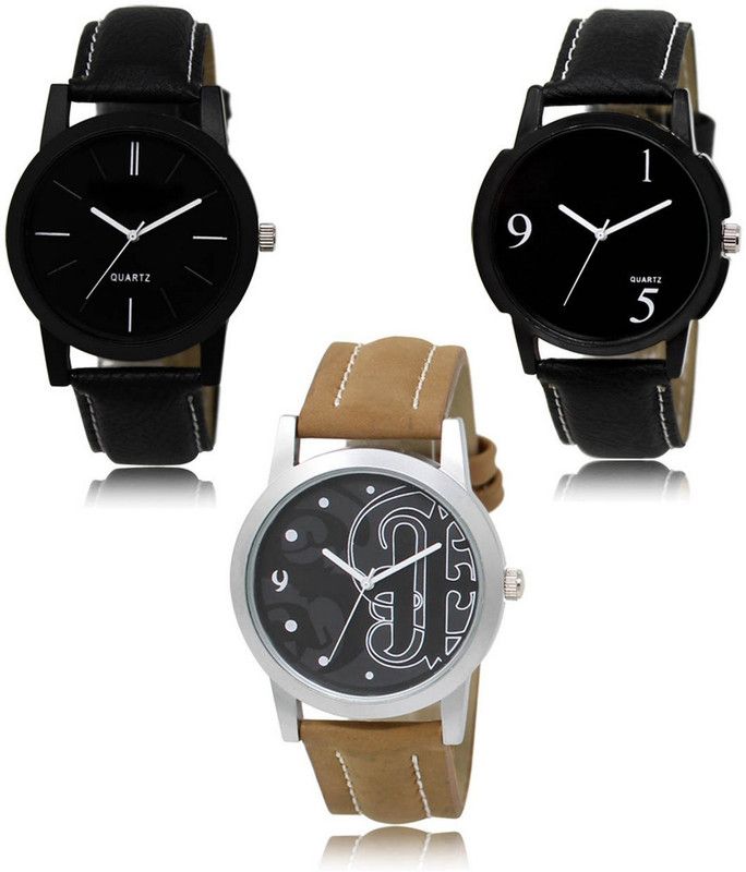 New latest Designer Combo of 3 Analog Watch - For Men -05-06-14