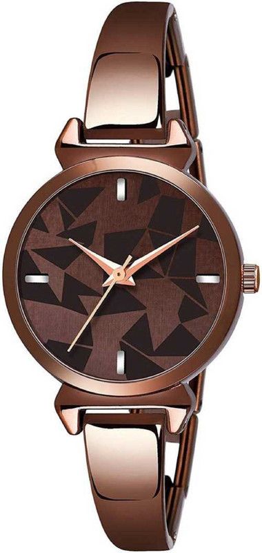 Brown Dial Bracelet Women Analog Watch - For Girls Bengal-504