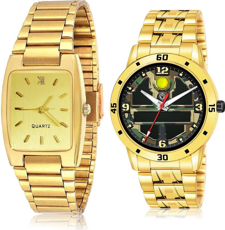 Analog Watch - For Men New Party Wedding 2 Watch Combo For Boys And Men - BCPL35-(34-S-21)