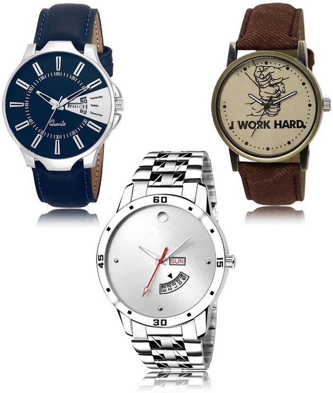 New latest Designer Combo of 3 Analog Watch - For Men LR-23-29-103