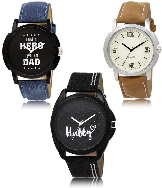 New latest Designer Combo of 3 Analog Watch - For Men LR-07-16-31