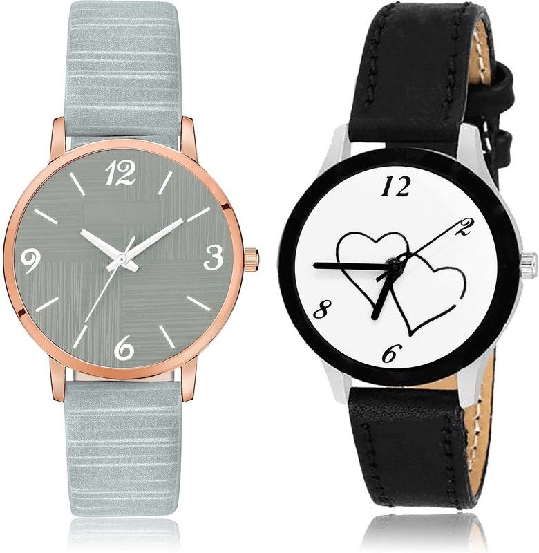 combo watch Analog Watch - For Girls Classical Royal Love Valentine 2 Watch Combo For Girls And Women - GM318-G345