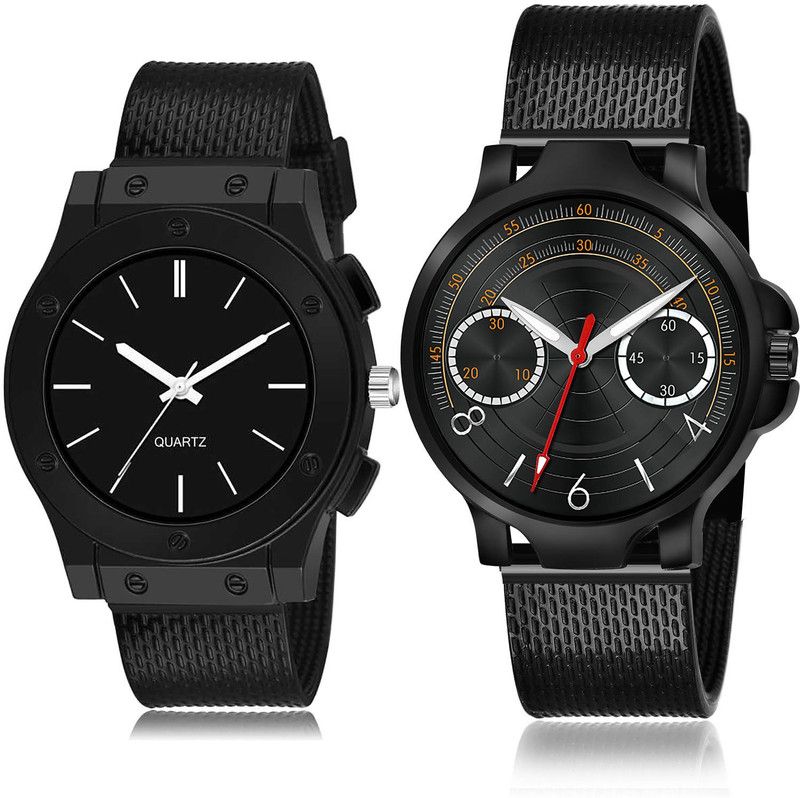 Analog Watch - For Men Latest 3D Design 2 Watch Combo For Boys And Men - BW505-(67-S-10)