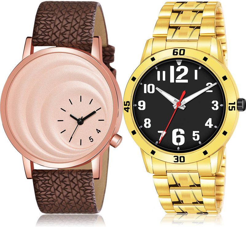 Analog Watch - For Men Classical Casual 2 Watch Combo For Boys And Men - BM17-(53-S-21)