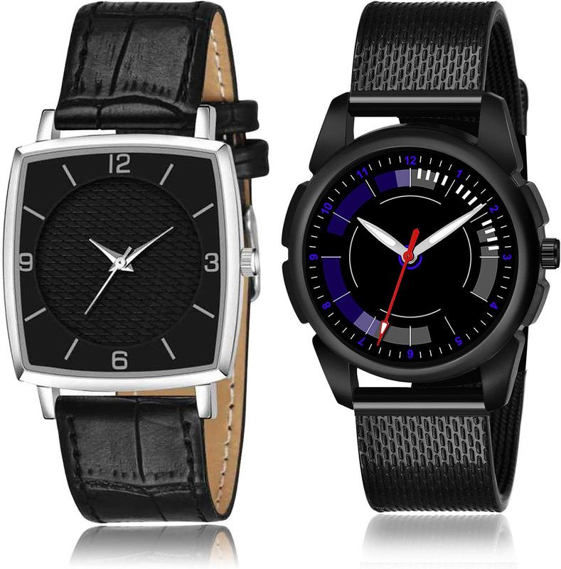 Analog Watch - For Men Latest Valentine 2 Watch Combo For Boys And Men - BW501-(44-S-10)