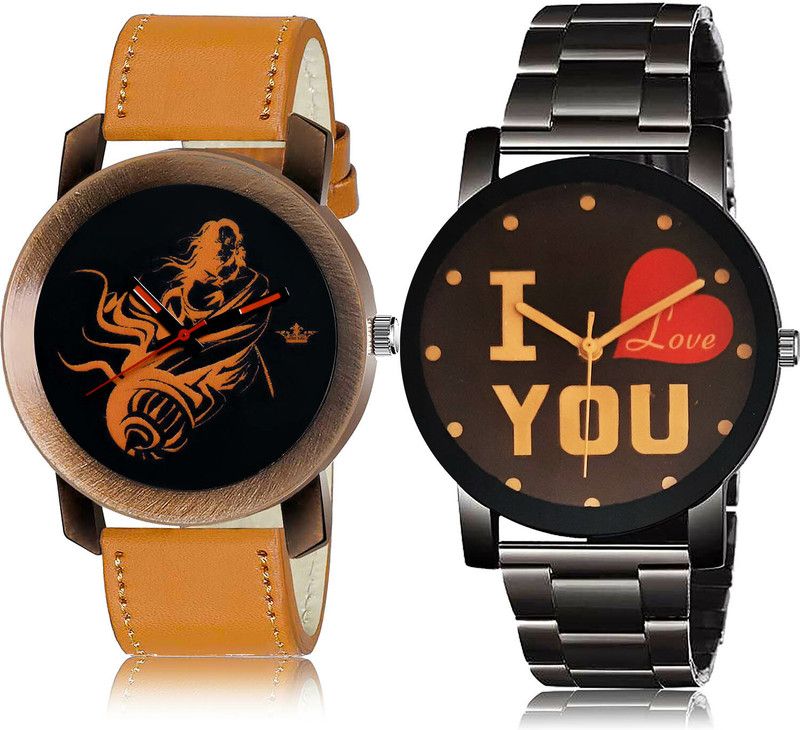 Analog Watch - For Men Classical Royal 2 Watch Combo For Boys And Men - BL46.64-BCPL13