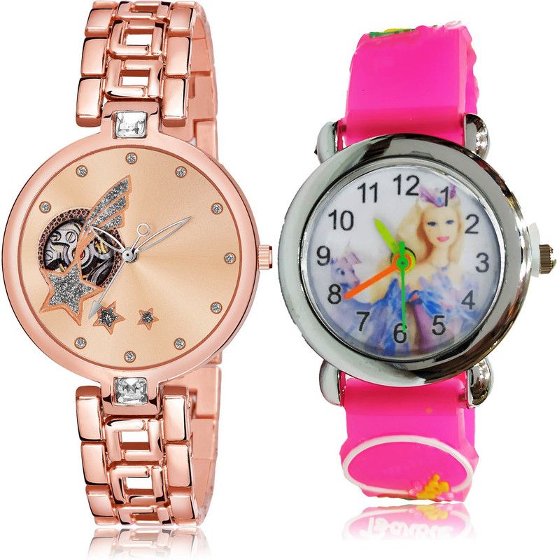 Analog Watch - For Girls Best Tread 2 Watch Combo For Women And Girls - G664-GC42