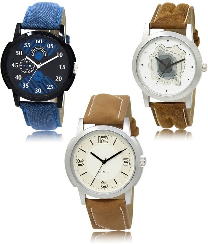 New latest Designer Combo of 3 Analog Watch - For Men LR-02-09-16